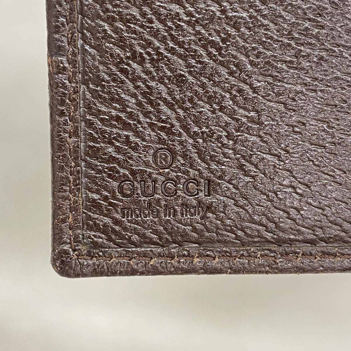 【6fd5511-k】グッチ 財布 GGキャンバス 154258 キャンバス ブラウン シルバー金具【中古】レディース