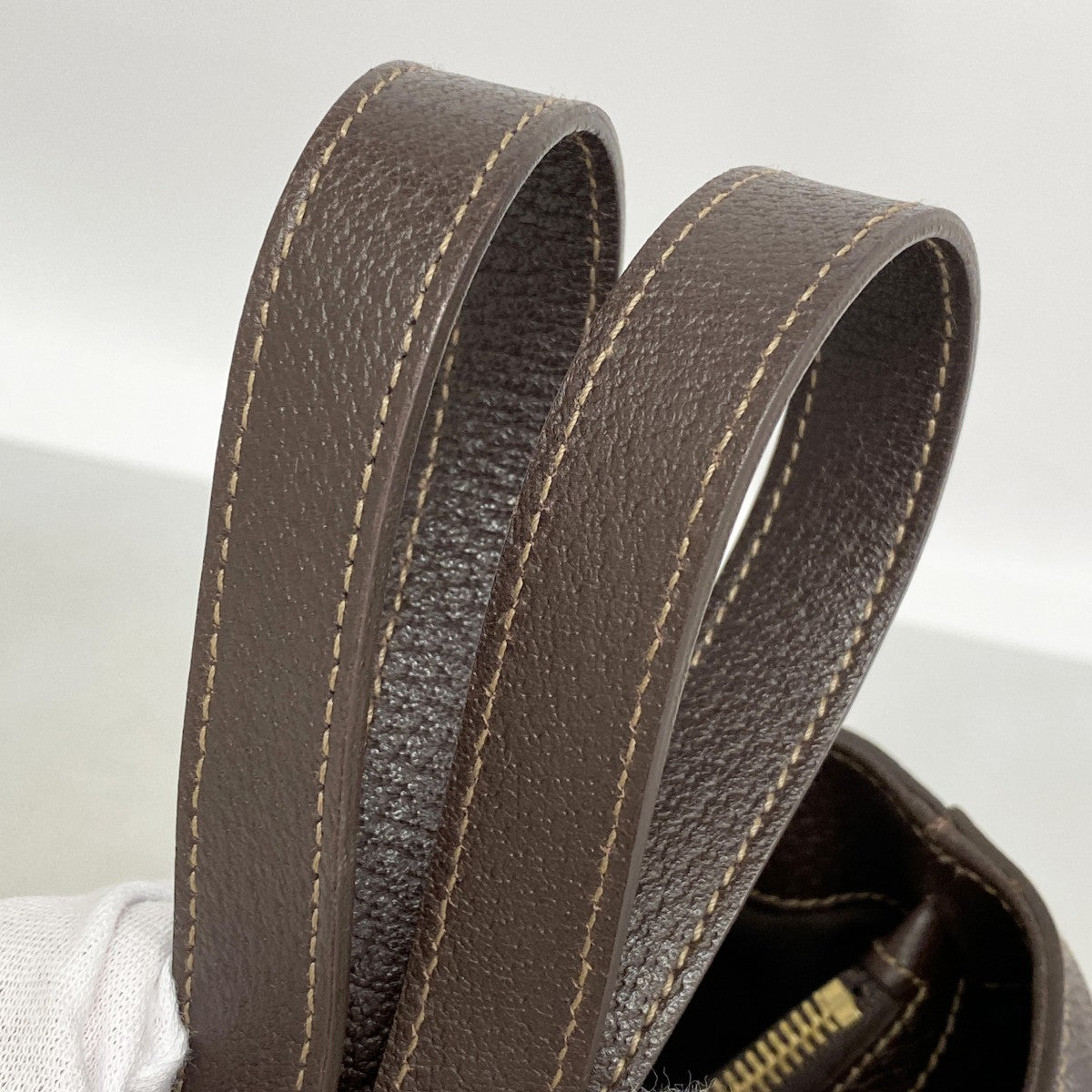 【6fd5513-k】グッチ トートバッグ GGキャンバス/アビー 170004 キャンバス ブラウン シャンパンゴールド金具【中古】レディース