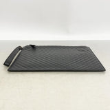 【6fd5514-k】グッチ クラッチバッグ マイクログッチシマ 544477 レザー ブラック シルバー金具【中古】メンズ