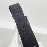【6fd5516-k】プラダ ショルダーバッグ テスート ナイロン ブラック シルバー金具【中古】レディース
