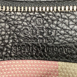 【6fd5527-k】グッチ ハンドバッグ バンブー 392013 レザー ブラック シルバー金具 2wayバッグ【中古】レディース