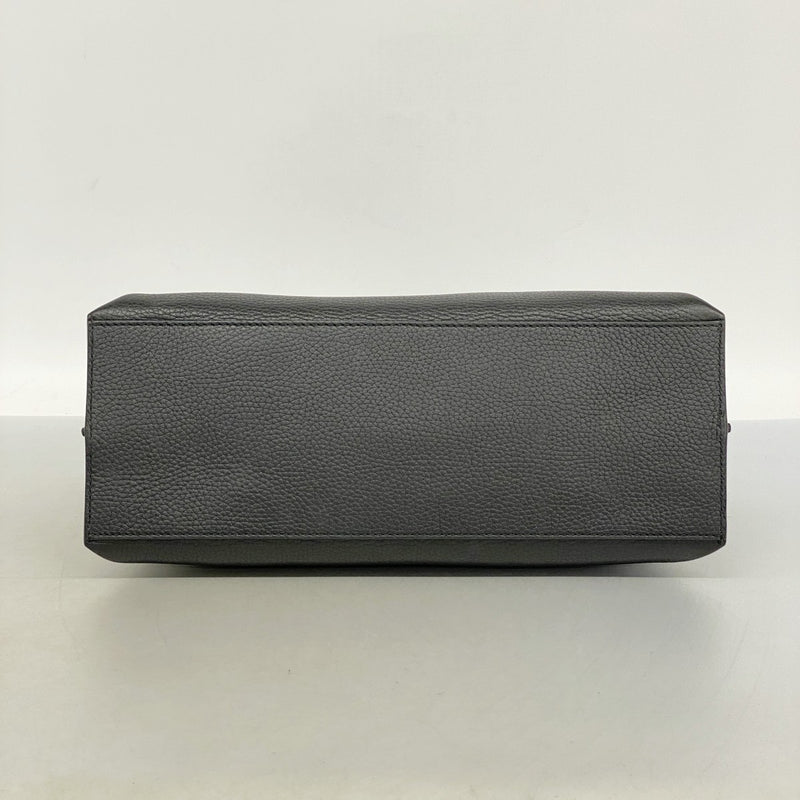 【6fd5527-k】グッチ ハンドバッグ バンブー 392013 レザー ブラック シルバー金具 2wayバッグ【中古】レディース