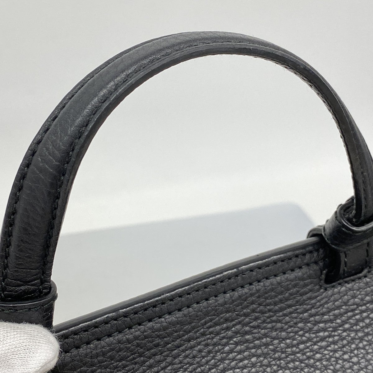 【6fd5527-k】グッチ ハンドバッグ バンブー 392013 レザー ブラック シルバー金具 2wayバッグ【中古】レディース