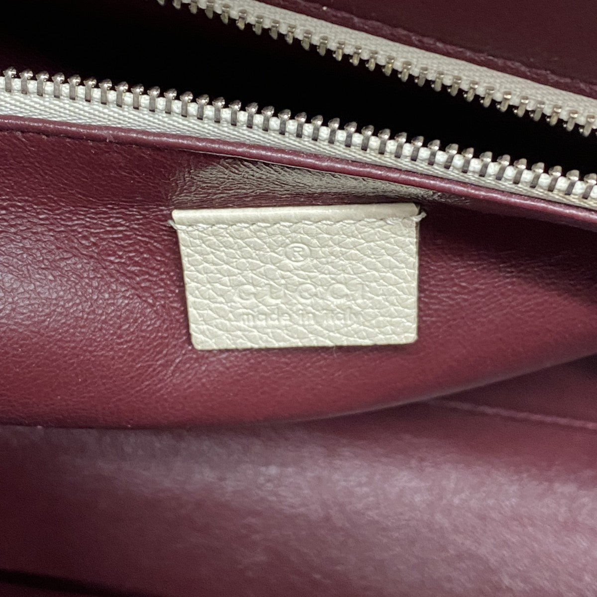 【6fd5531-k】グッチ ハンドバッグ ズゥミ 564712 レザー ホワイト ゴールド/シルバー金具 2wayバッグ【中古】レディース