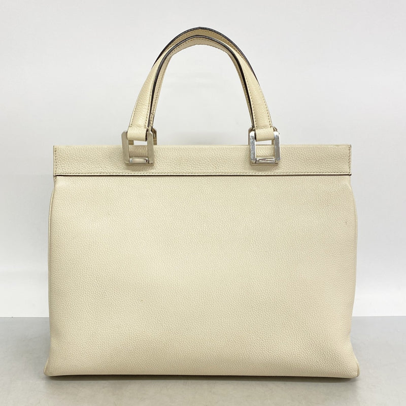 【6fd5531-k】グッチ ハンドバッグ ズゥミ 564712 レザー ホワイト ゴールド/シルバー金具 2wayバッグ【中古】レディース