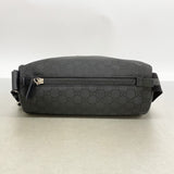 【6fd5533-k】グッチ ウエストバッグ GGナイロン 449182 ナイロン ブラック シルバー金具【中古】メンズ レディース ユニセックス