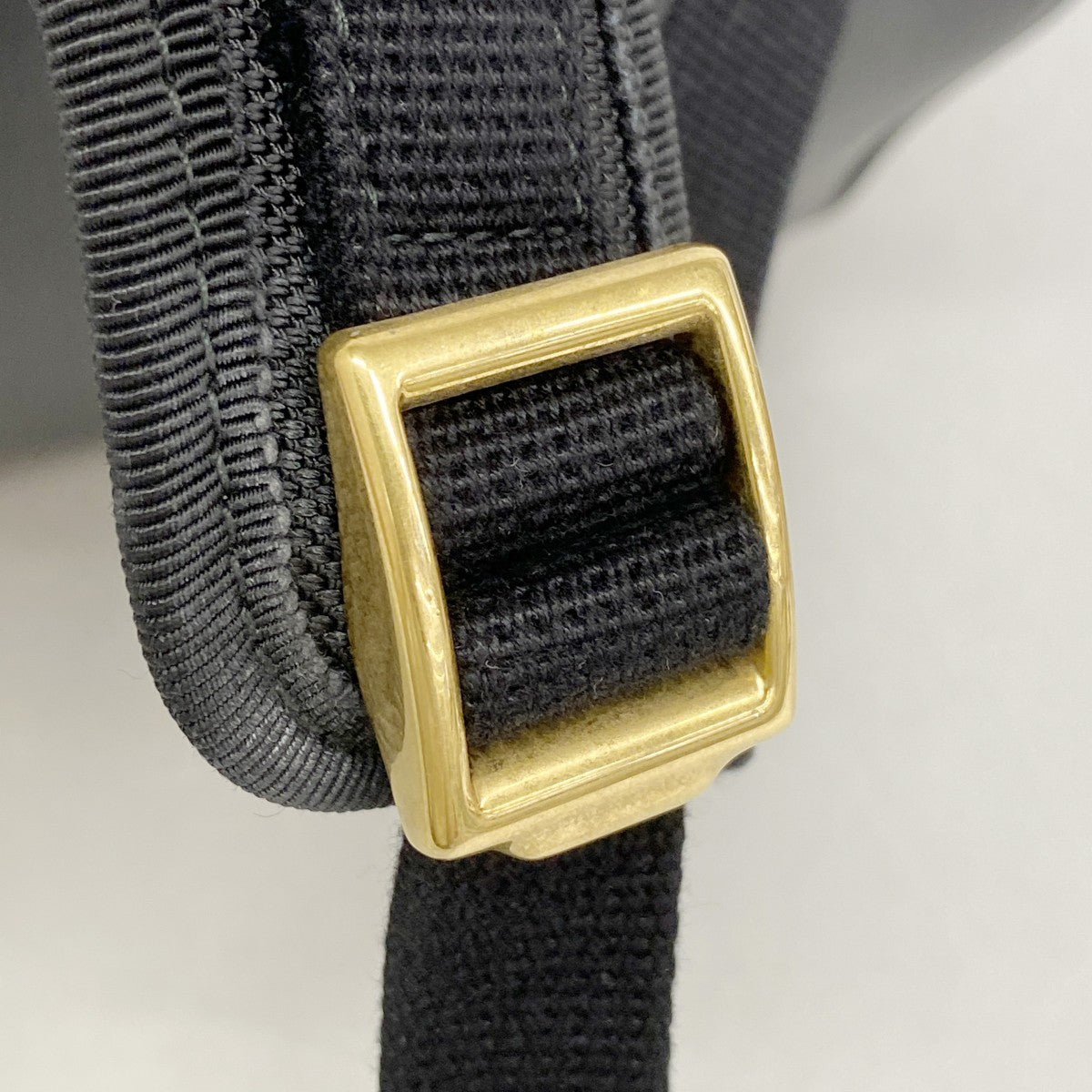 【6fd5536-k】グッチ リュック・デイパック GGマーモント 523405 レザー ブラック ゴールド金具【中古】レディース