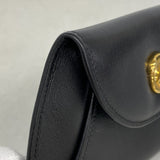 【6fd5550】カルティエ コインケース パンテール レザー ブラック ゴールド金具【中古】レディース