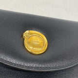 【6fd5550】カルティエ コインケース パンテール レザー ブラック ゴールド金具【中古】レディース