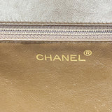 【6fd5559-k】シャネル ハンドバッグ スウェード ブラウン シルバー金具【中古】レディース