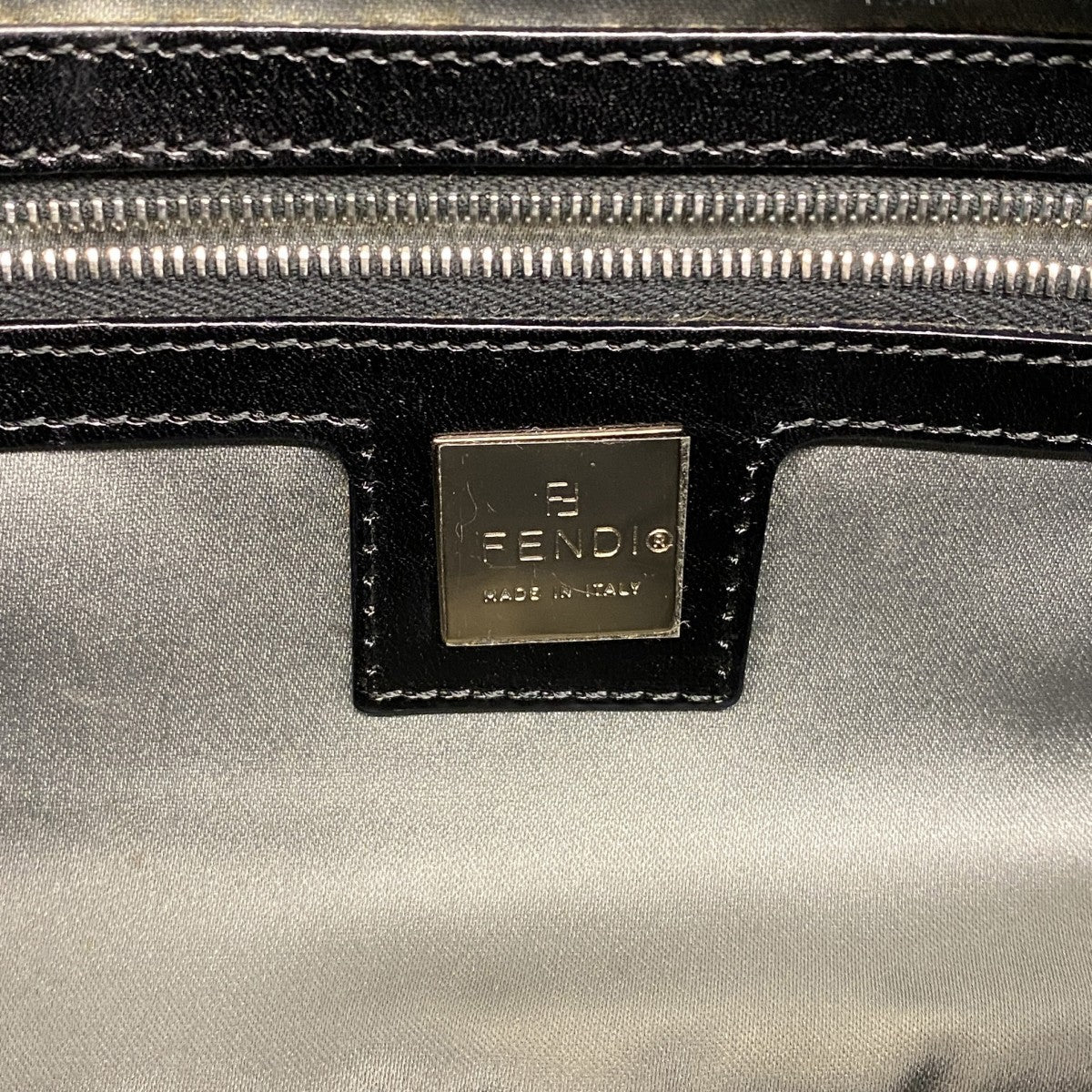 【6fd5567】フェンディ ハンドバッグ マンマバケット ファー ブラック シルバー金具【中古】レディース