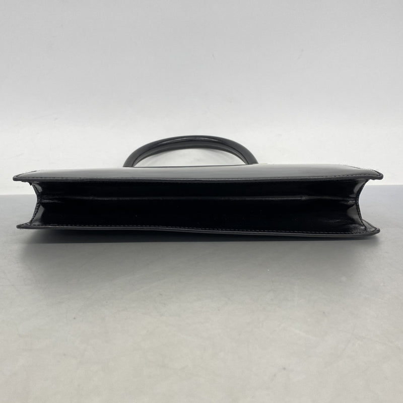【6fd5571】グッチ ハンドバッグ 001 4219 レザー ブラック シャンパンゴールド金具【中古】レディース