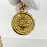 【6fd5572】シャネル ベルト ブラック ゴールド金具【中古】レディース