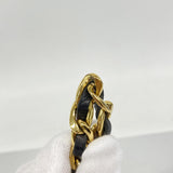 【6fd5572】シャネル ベルト ブラック ゴールド金具【中古】レディース