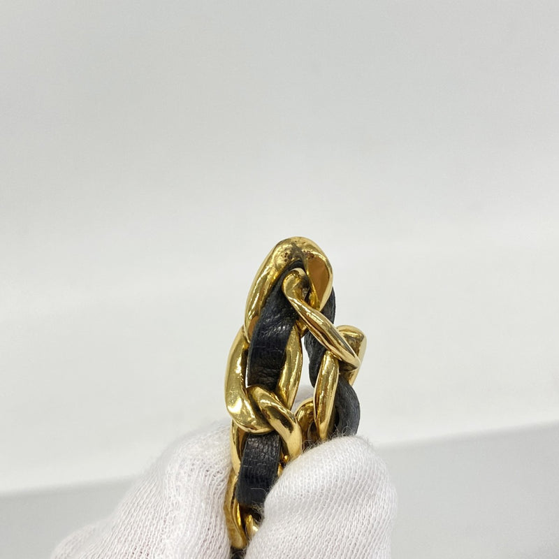 【6fd5572】シャネル ベルト ブラック ゴールド金具【中古】レディース