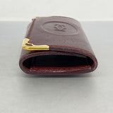 【6fd5573】カルティエ キーケース マスト レザー ボルドー ゴールド金具【中古】メンズ レディース ユニセックス