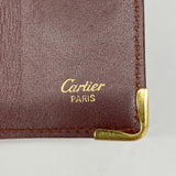 【6fd5573】カルティエ キーケース マスト レザー ボルドー ゴールド金具【中古】メンズ レディース ユニセックス