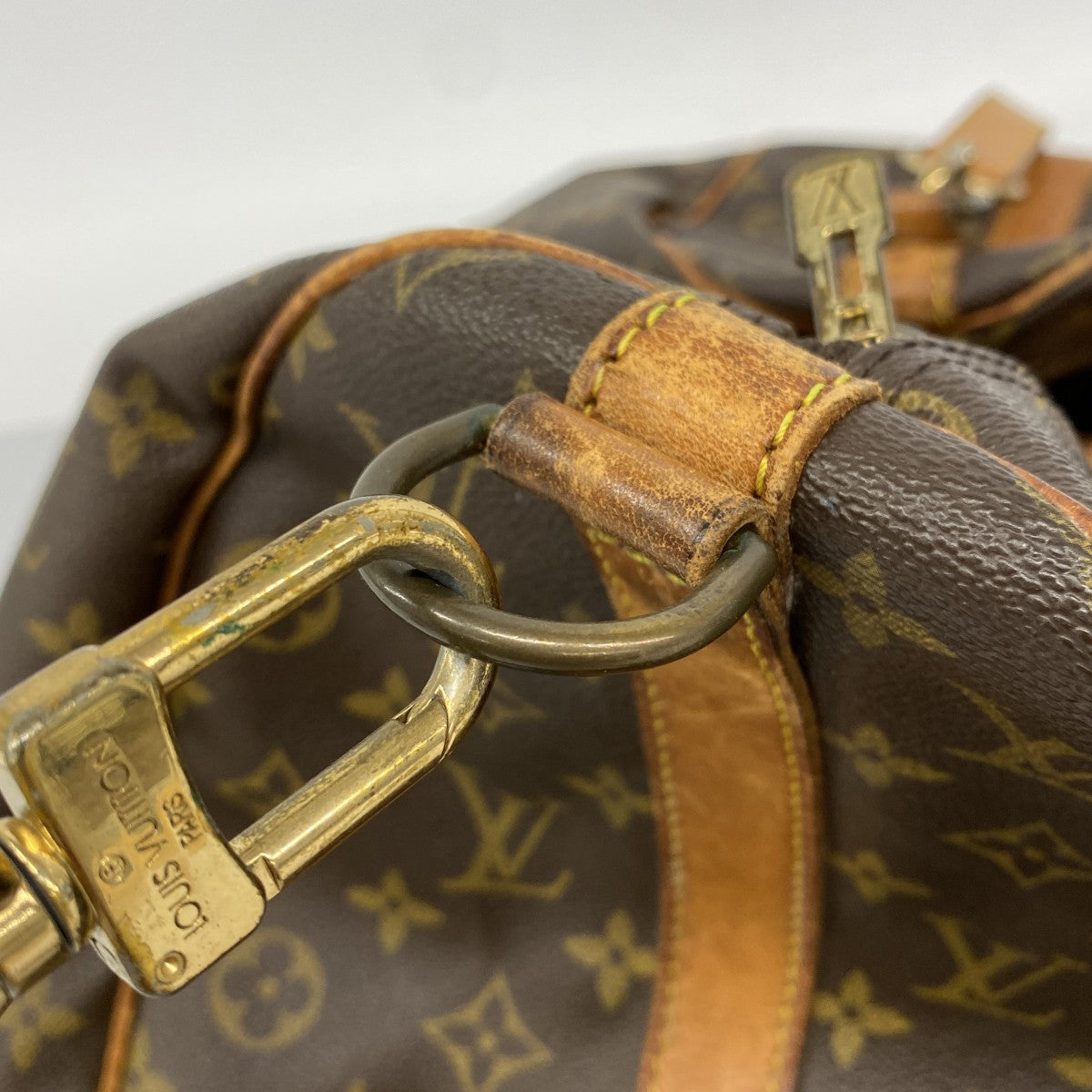 【6fd5577】ルイヴィトン ボストンバッグ モノグラム キーポルバンドリエール45 M41418 ブラウン【中古】メンズ レディース ユニセックス