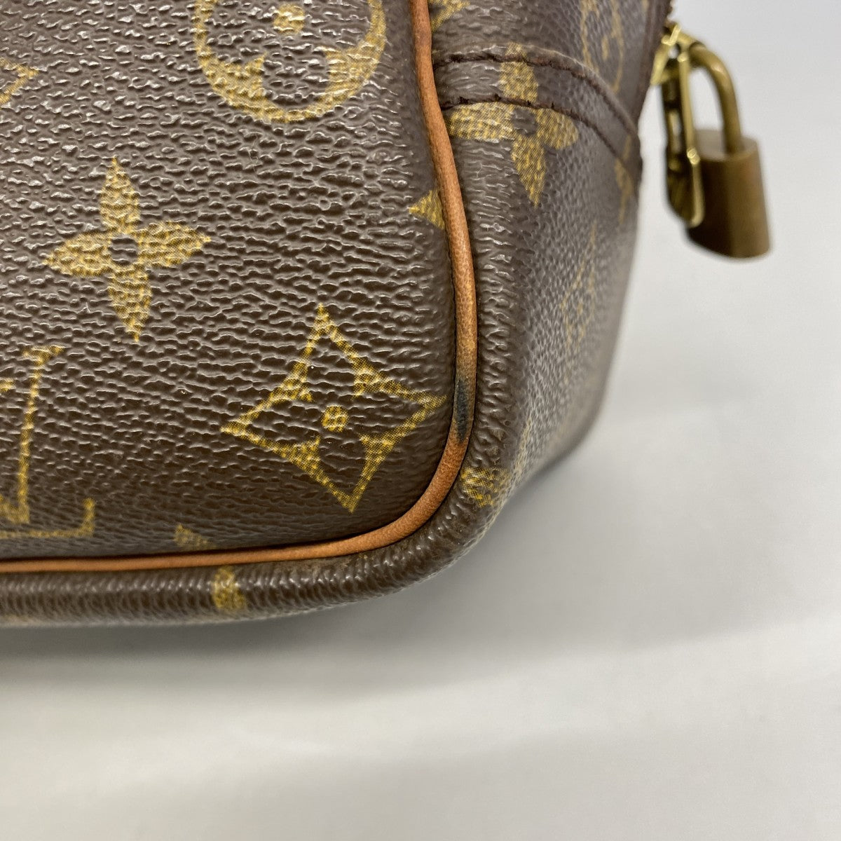 【6fd5579】ルイヴィトン ハンドバッグ モノグラム ドーヴィル M47270 ブラウン【中古】レディース