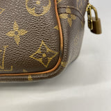 【6fd5579】ルイヴィトン ハンドバッグ モノグラム ドーヴィル M47270 ブラウン【中古】レディース