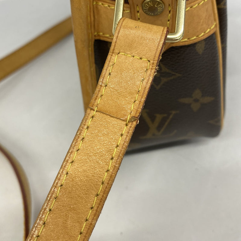 【6fd5581】ルイヴィトン ショルダーバッグ モノグラム ソローニュ M42250 ブラウン【中古】レディース