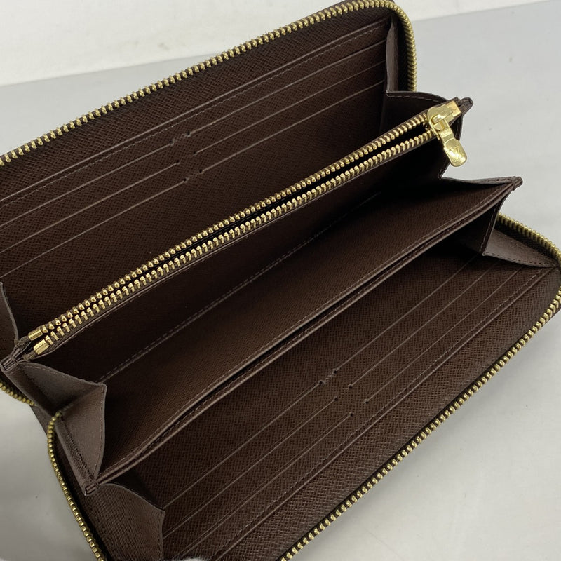【6fd5586】ルイヴィトン 長財布 ダミエ ジッピーウォレット N41661 エベヌ【中古】メンズ レディース ユニセックス
