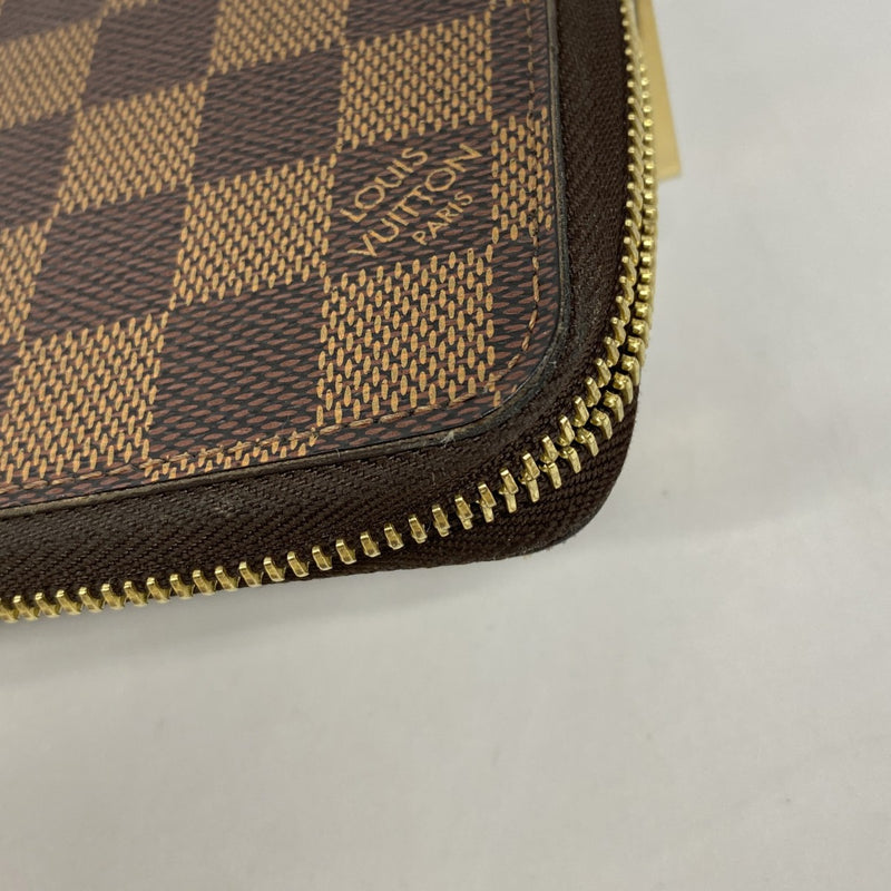 【6fd5586】ルイヴィトン 長財布 ダミエ ジッピーウォレット N41661 エベヌ【中古】メンズ レディース ユニセックス