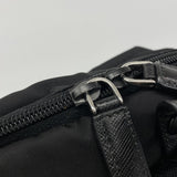 【6fd5590-k】プラダ リュック・デイパック テスート ナイロン ブラック シルバー金具【中古】メンズ