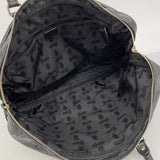 【6fd5591-k】グッチ ビジネスバッグ グッチシマ 201480 レザー ブラック シルバー金具【中古】メンズ
