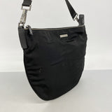 【6fd5592-k】グッチ ショルダーバッグ 001 3311 キャンバス ブラック シルバー金具【中古】レディース