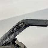 【6fd5592-k】グッチ ショルダーバッグ 001 3311 キャンバス ブラック シルバー金具【中古】レディース