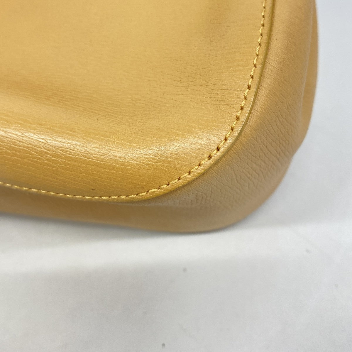 【6fd5593-k】グッチ ハンドバッグ バンブー 001 3739 レザー ベージュ シルバー金具【中古】レディース
