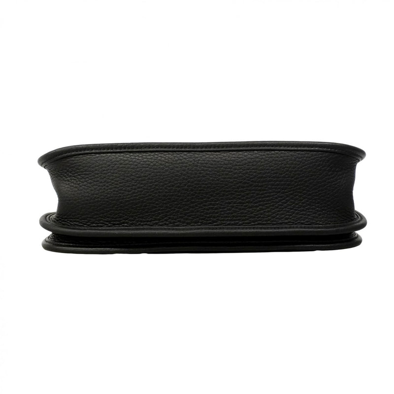 【6fd5599】エルメス ショルダーバッグ エヴリンPM トリヨン ブラック シルバー金具 W刻印【中古】レディース