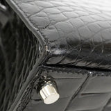 【6fd5604-g】エルメス ハンドバッグ ケリー32 ニロティカス ブラック シルバー金具 □H刻印 2wayバッグ【中古】レディース