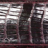 【6fd5605-g】エルメス ハンドバッグ ケリー28 アリゲーター ボルドー ゴールド金具 〇W刻印【中古】レディース
