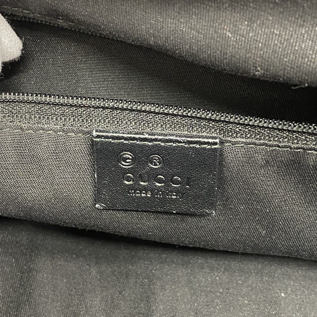 【6fd5607-k】グッチ ハンドバッグ グッチシマ 364841 レザー ブラック シャンパンゴールド金具 2wayバッグ【中古】レディース