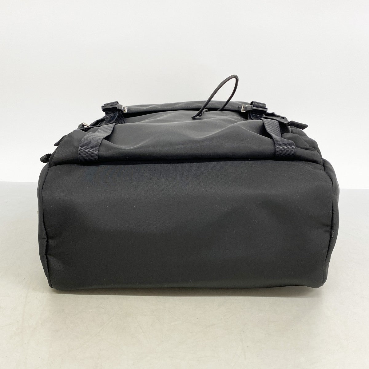 【6fd5610-k】プラダ リュック・デイパック テスート ナイロン ブラック シルバー金具【中古】メンズ