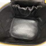 【6fd5612-k】シャネル バニティバッグ キャビアスキン ブラック ゴールド金具【中古】レディース