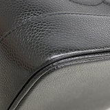 【6fd5613-k】シャネル バニティバッグ キャビアスキン ブラック ゴールド金具【中古】レディース