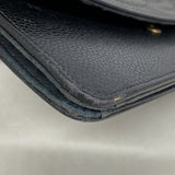 【6fd5615-k】シャネル 長財布 キャビアスキン ブラック ゴールド金具【中古】レディース