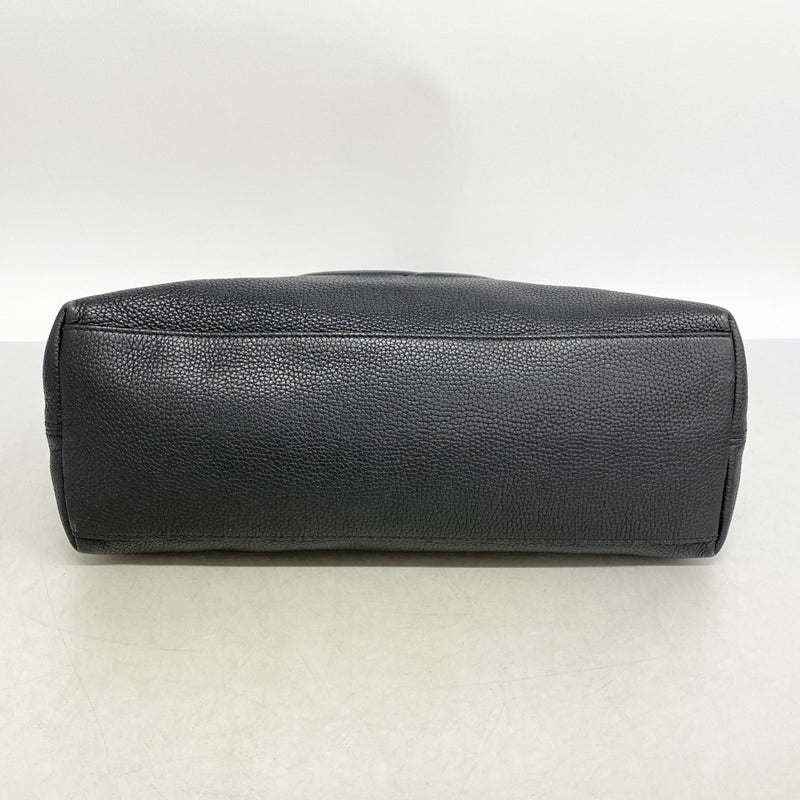 【6fd5631-k】グッチ ショルダーバッグ ソーホー 536196 レザー ブラック シャンパンゴールド金具【中古】レディース