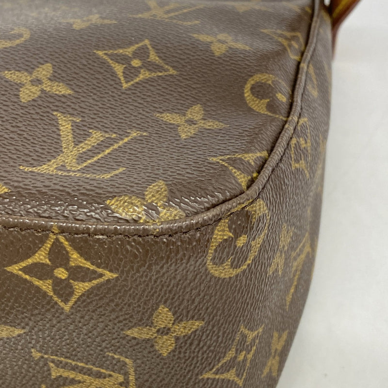 【6fd5644】ルイヴィトン ショルダーバッグ モノグラム ルーピングMM M51146 ブラウン【中古】レディース