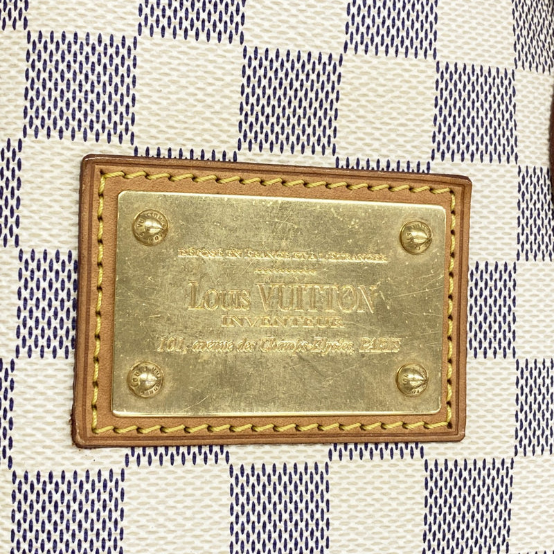 【6fd5649】ルイヴィトン トートバッグ ダミエ・アズール ハムステッドPM N51207 ホワイト【中古】レディース