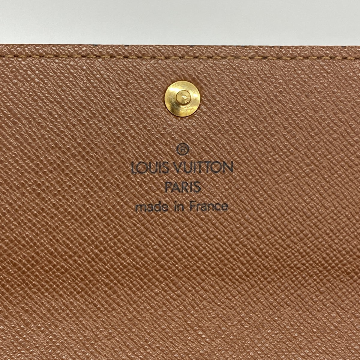 【6fd5652】ルイヴィトン 長財布 モノグラム ポシェットポルトモネクレディ M61726 ブラウン【中古】レディース