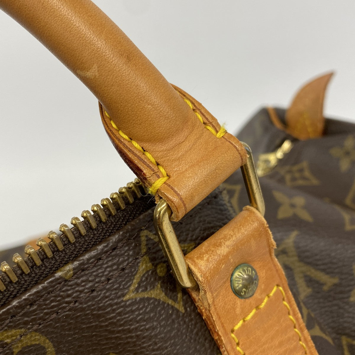【6fd5653-h】ルイヴィトン ボストンバッグ モノグラム キーポル45 M41428 ブラウン【中古】メンズ レディース ユニセックス