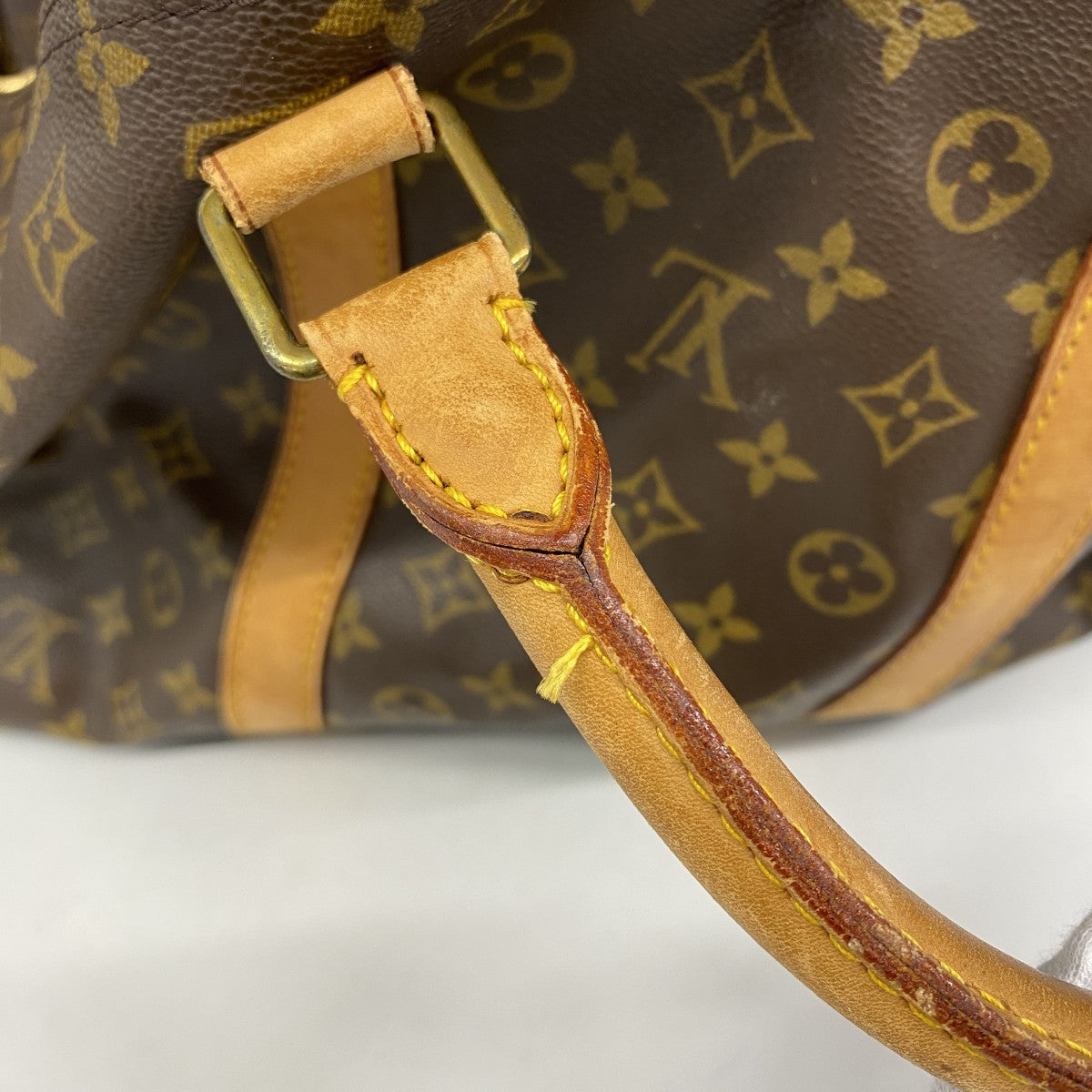 【6fd5654-h】ルイヴィトン ボストンバッグ モノグラム キーポル60 M41422 ブラウン【中古】メンズ レディース ユニセックス