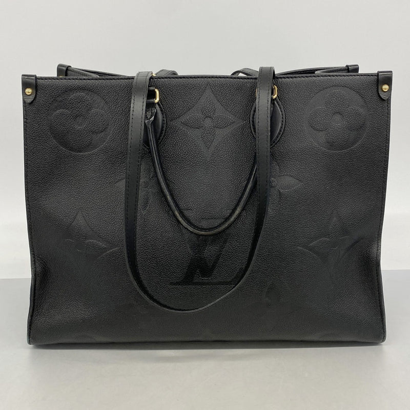 【6fd5655-h】ルイヴィトン トートバッグ モノグラム・アンプラント オンザゴーGM M44925 ノワール 2wayバッグ【中古】レディース
