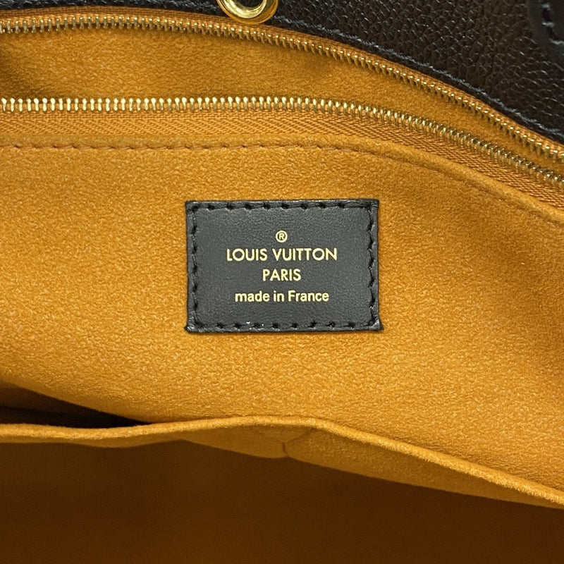 【6fd5655-h】ルイヴィトン トートバッグ モノグラム・アンプラント オンザゴーGM M44925 ノワール 2wayバッグ【中古】レディース