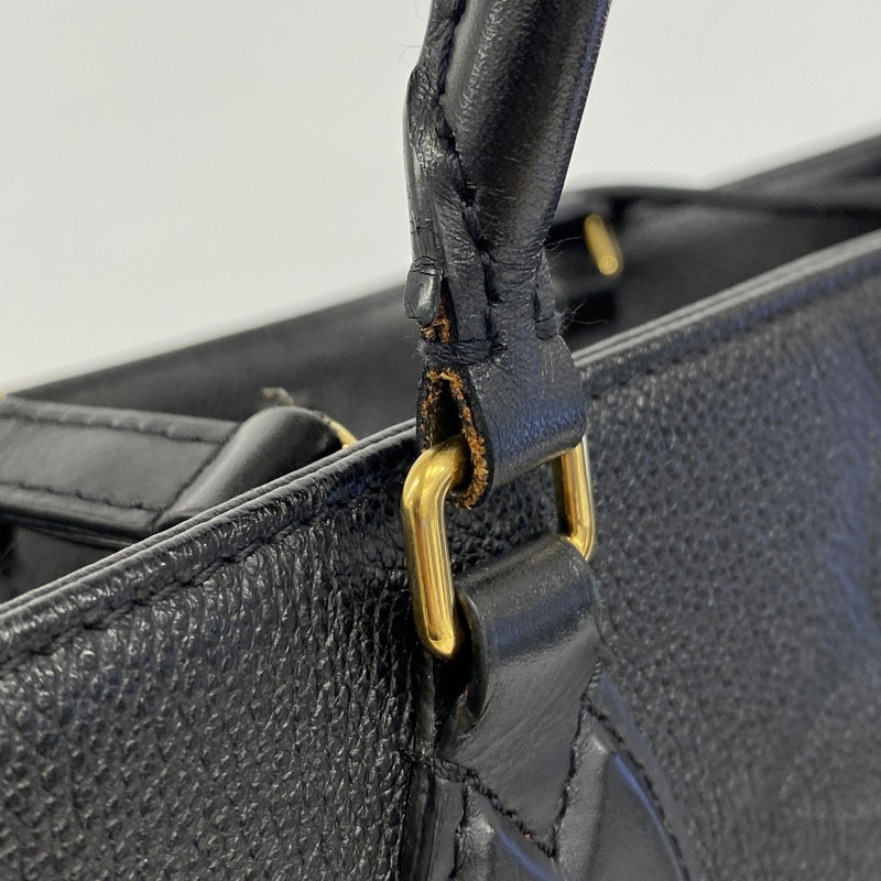 【6fd5655-h】ルイヴィトン トートバッグ モノグラム・アンプラント オンザゴーGM M44925 ノワール 2wayバッグ【中古】レディース