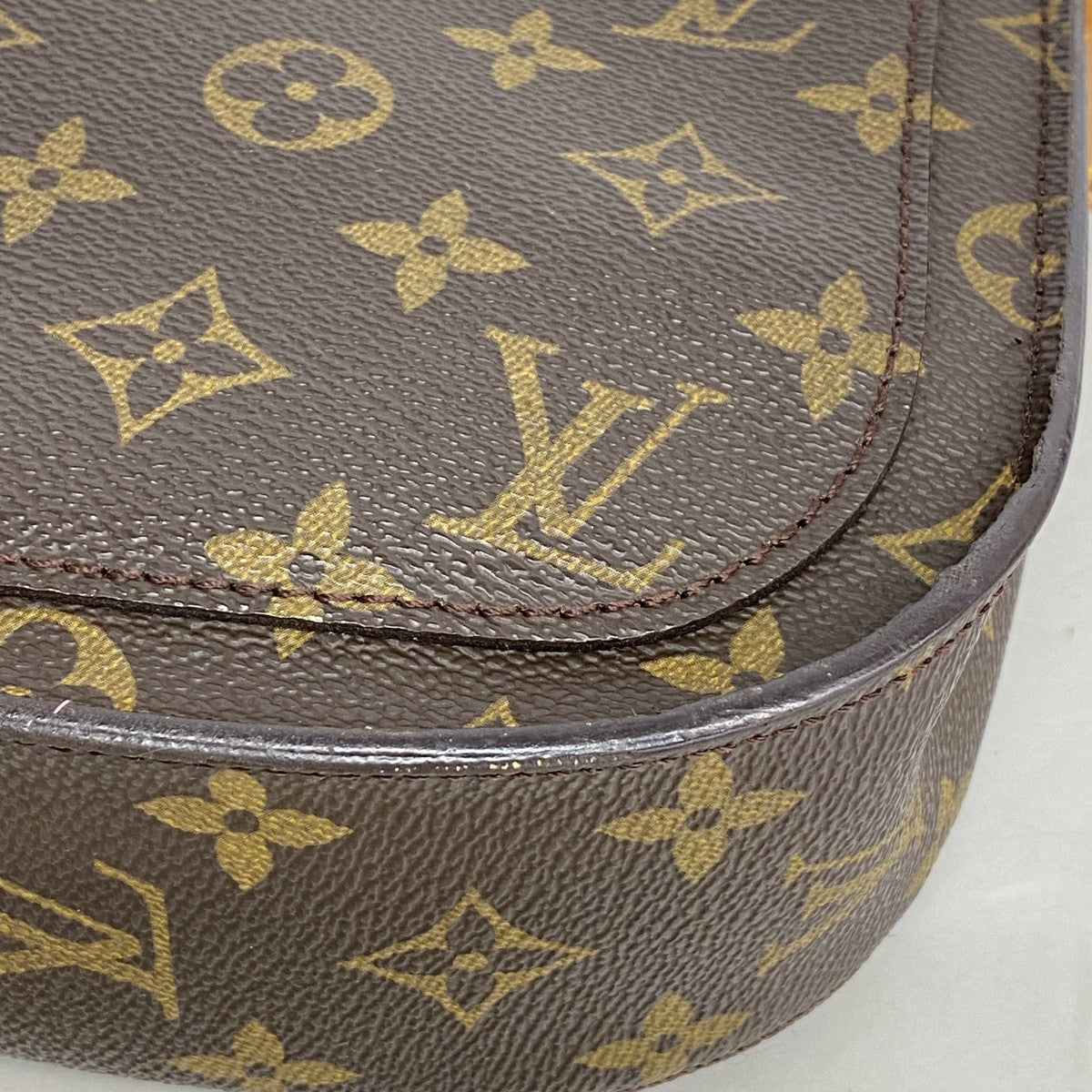 【6fd5663】ルイヴィトン ショルダーバッグ モノグラム サンクルーGM M51242 ブラウン【中古】レディース